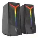 Parlantes Computador Gamer Pc Fantech Beat Gs301 Negro Gamer Febo + Entrada Microfono