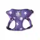 Pechera Xs Morada Estrellas Blancas