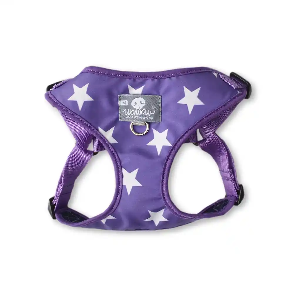 Pechera Xl Morada Estrellas Blancas