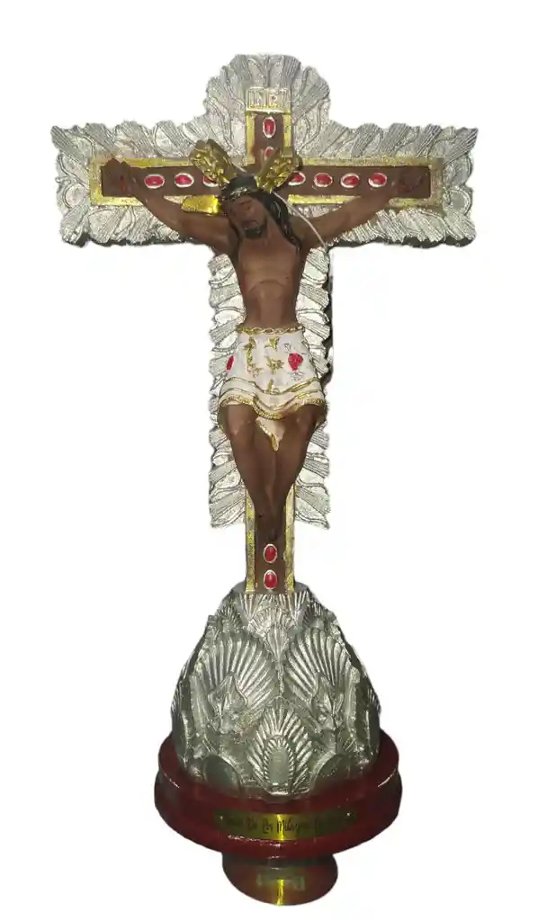 Figura Religiosa Firenzi Santo En Ceramica 22cm Señor De Los Milagros De Buga