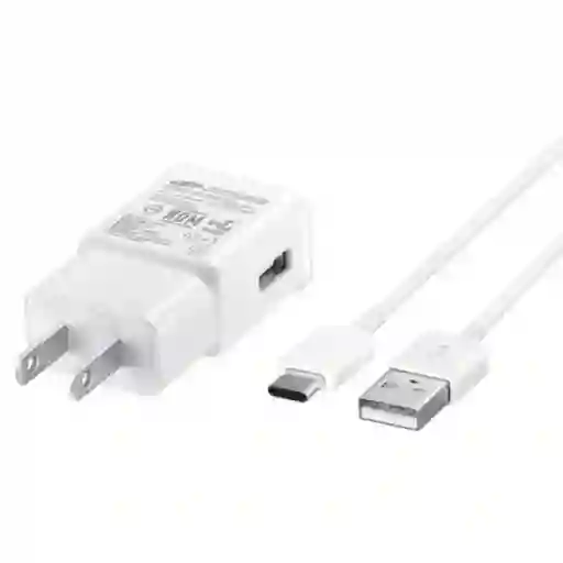 Cargador Fast Charger Tipo C Samsung 3.4a Blanco