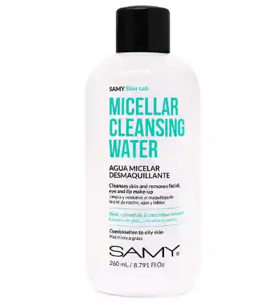 Agua Micelar Desmaquillante Samy 260 Ml