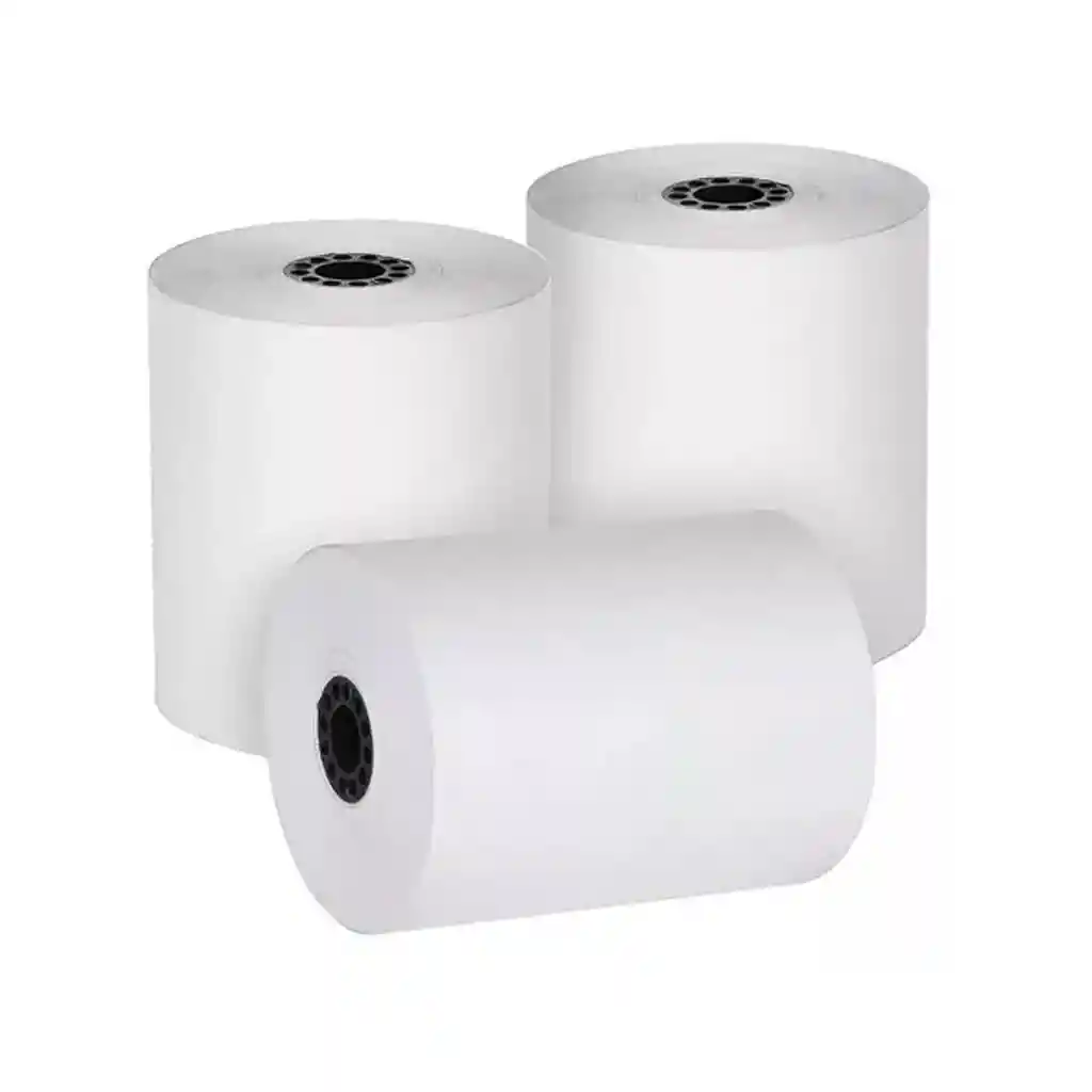 Rollo De Papel Térmico 76mm X30 Mts X 10u En 50 Gr.