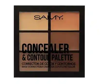 Paleta De Correctores De Color Y Contornos Medium Dark Samy