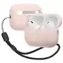 Elago Estuche De Silicona Para Airpods Pro 2 Con Cordón En Rosado