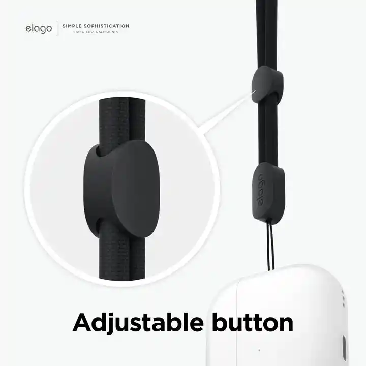 Elago Estuche De Silicona Para Airpods Pro 2 Con Cordón En Rosado