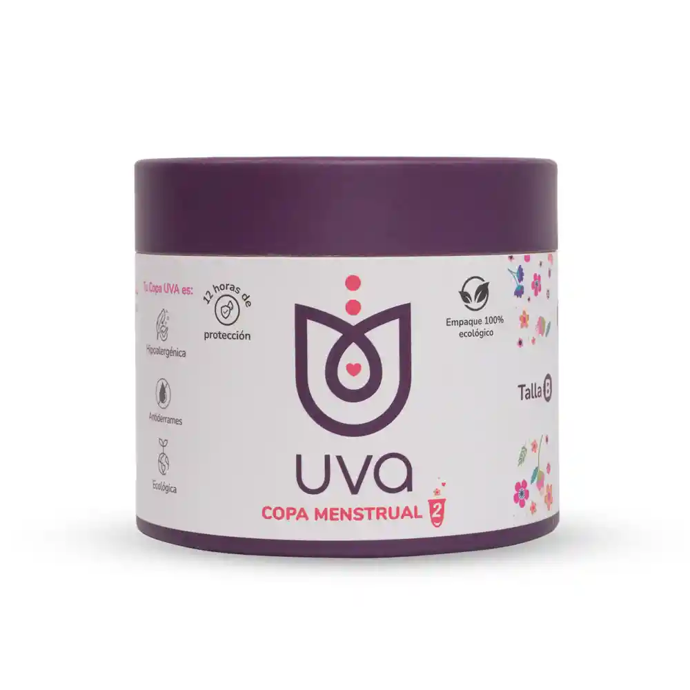 Copa Menstrual Uva 2 Morada Talla B