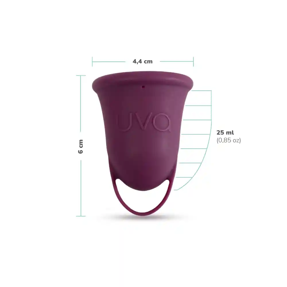 Copa Menstrual Uva 2 Morada Talla B