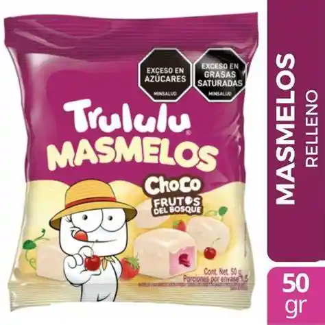 Trululu Snack Masmelo Relleno Frutos Rojos