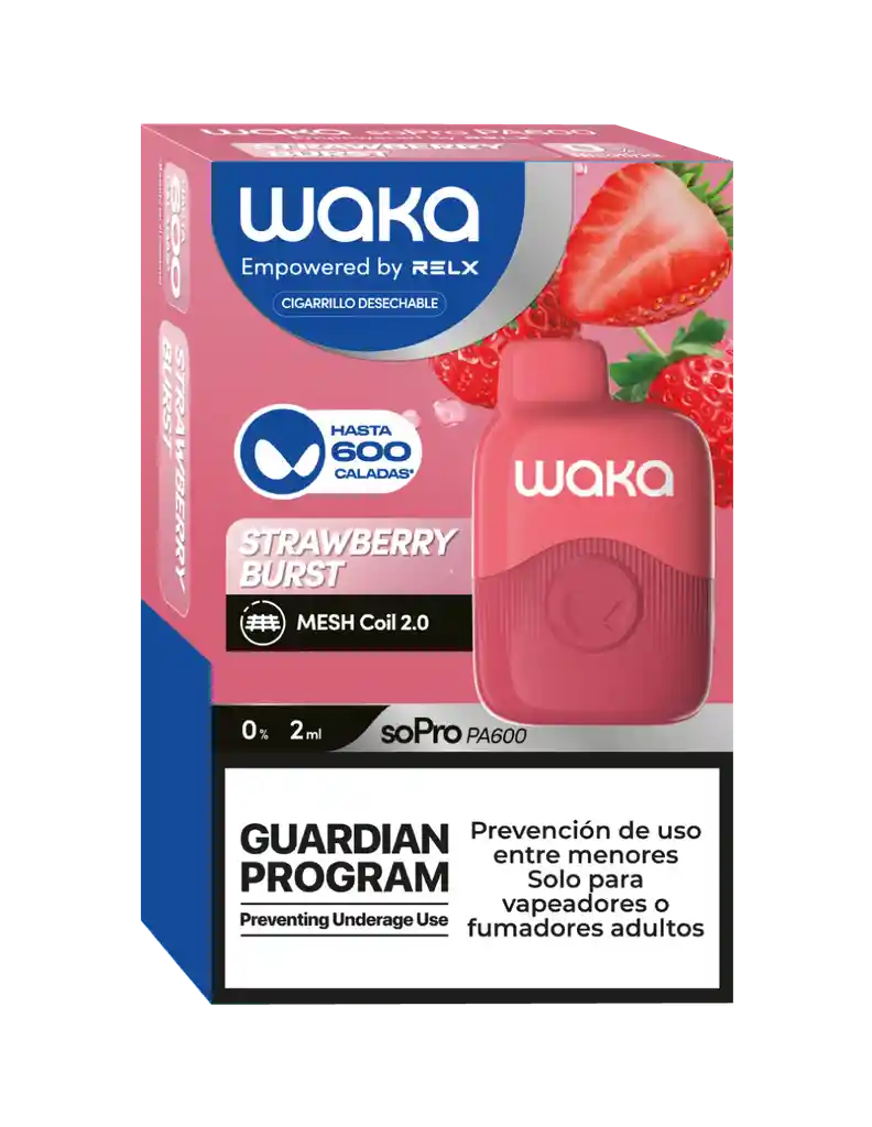 Waka Strawberry Burst 1000puff