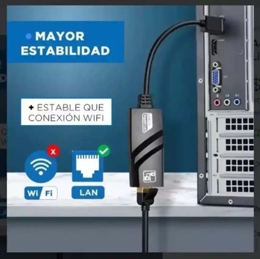 Tarjeta Convertidor Adaptador Tipo C A Rj45 Red 3.0 1000 Mbps