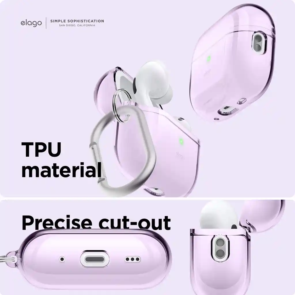 Elago Estuche Para Airpods Pro 2 Elago Con Arnés En Lavanda