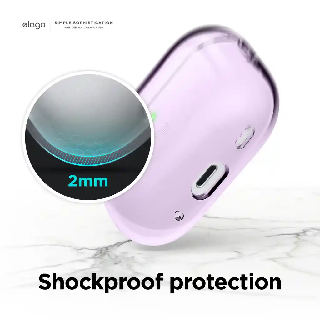 Elago Estuche Para Airpods Pro 2 Elago Con Arnés En Lavanda