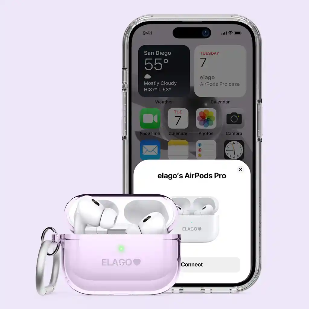 Elago Estuche Para Airpods Pro 2 Elago Con Arnés En Lavanda