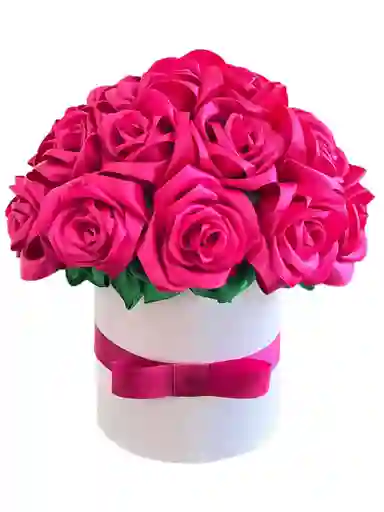 Regalo Especial Ramo De Rosas Eternas Magenta - Feliz Dia De La Madre - Regalo Feliz Dia