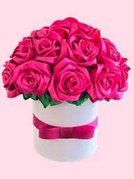 Regalo Especial Ramo De Rosas Eternas Magenta - Feliz Dia De La Madre - Regalo Feliz Dia