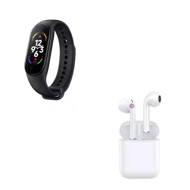 Combo Reloj Inteligente + Audífonos Inalámbricos Inpods 12