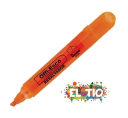 Resaltador Naranja Neon Grueso Offi-esco