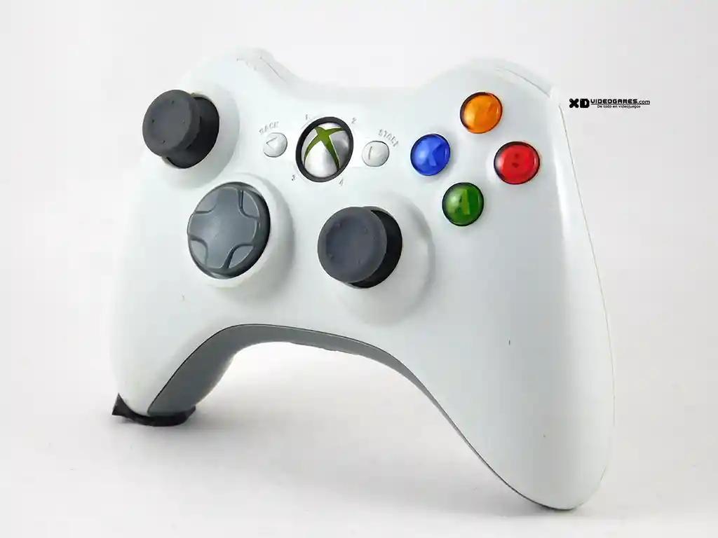 Control Xbox 360 Alambrico Microsoft - Blanco