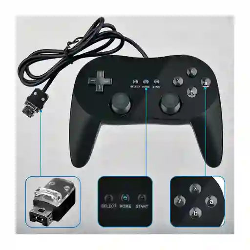 Control Classico Pro Compatible Con Wii Y Wii U