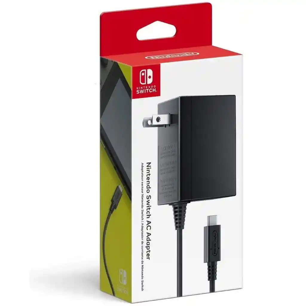 Adaptador De Corriente Compatible Nintendo Switch.