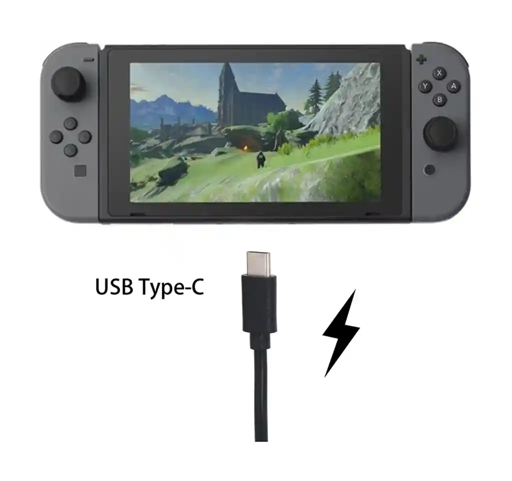 Cable Usb Tipo C De Carga Para Control Nintendo Switch