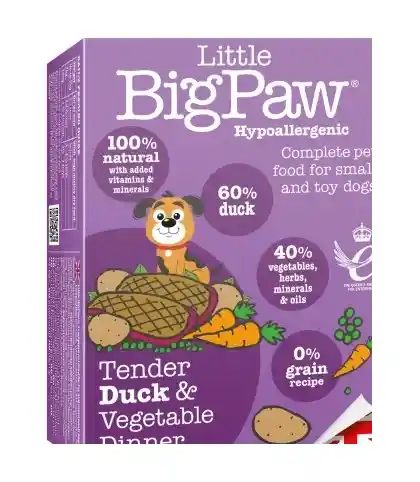 Bandeja Little Big Paw Perro Sabor Pato X150g