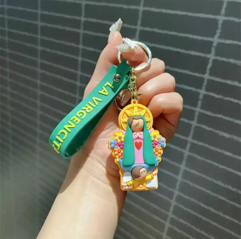 Llavero 3d Virgen De Guadalupe