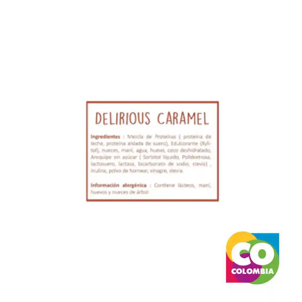 Blondie Con Proteína Delirious Caramel Marca Elemental Embalaje De 1 Unidad Por 100g