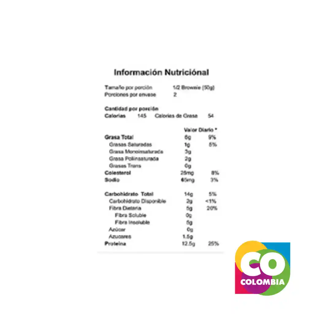 Brownie Con Proteína Mad Caramel Marca Elemental Embalaje De 1 Unidad Por 100g