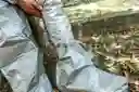 Traje Impermeable Gris Talla Xl Metalizado Calibre 2.5