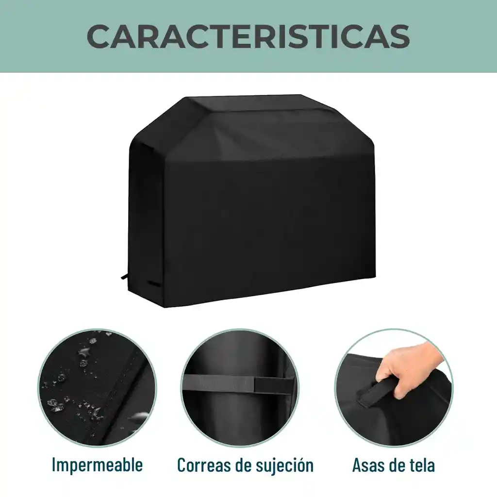 Funda Cubre Parrilla Asador Protector Impermeable Exterior