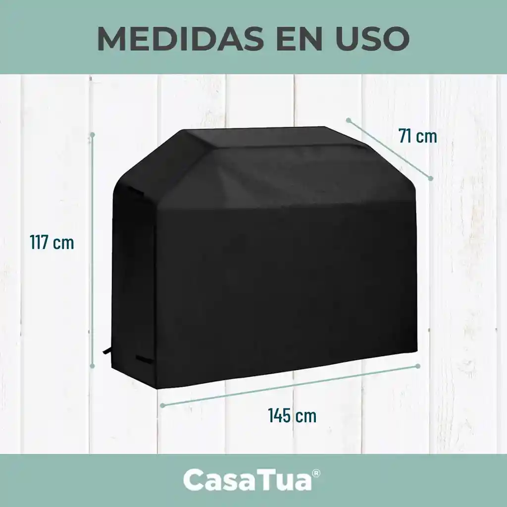 Funda Cubre Parrilla Asador Protector Impermeable Exterior