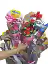 Cono De Rosas Muñeco Para El Dia De La Madre
