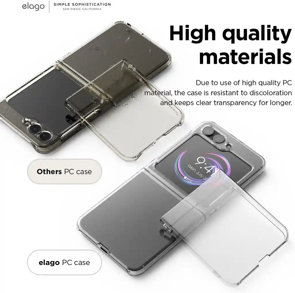 Elago Estuche Para Samsung Galaxy Z Flip 5 En Transparente