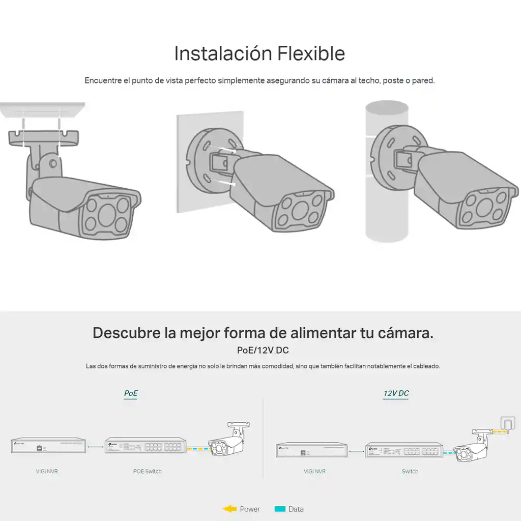 Cámara Wifi Exterior Bullet 4mp Tp-link Vigi C340-w + 64gb