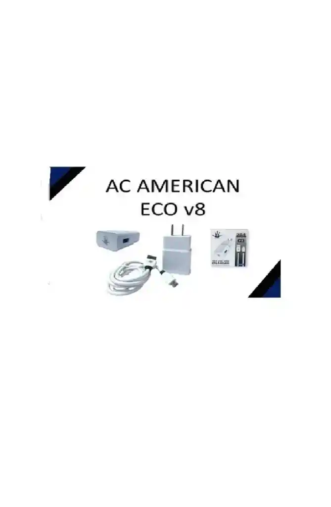 Cargador Para Celular, Ac American Eco V8