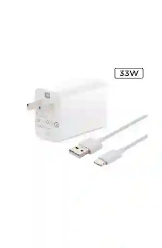 Cargador Xiaomi Tipo C De 33w