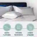 Funda Almohada Satin Saten Tipo Seda 76x50cm Set X 2