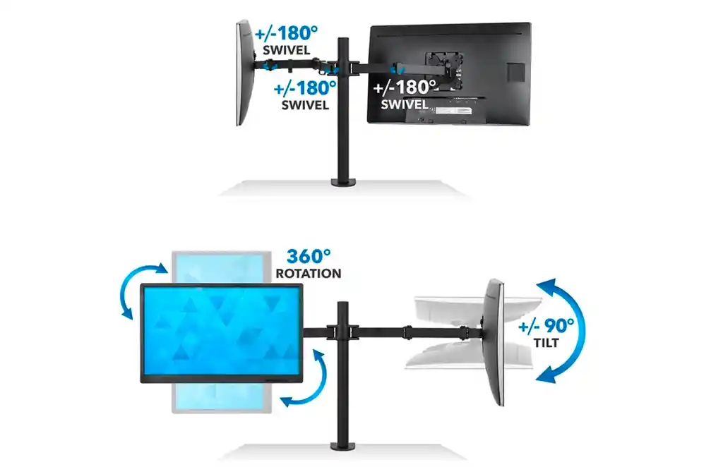 Soporte Para Monitor Doble