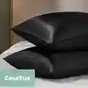 Funda Almohada Satin Saten Tipo Seda 100x50cm Set X 2