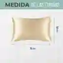 Funda Almohada Satin Tipo Seda Set X 2 Champagne 76x50cm