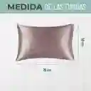 Funda Almohada Satin Tipo Seda Set X 2 Rosa Pardo 76x50cm!