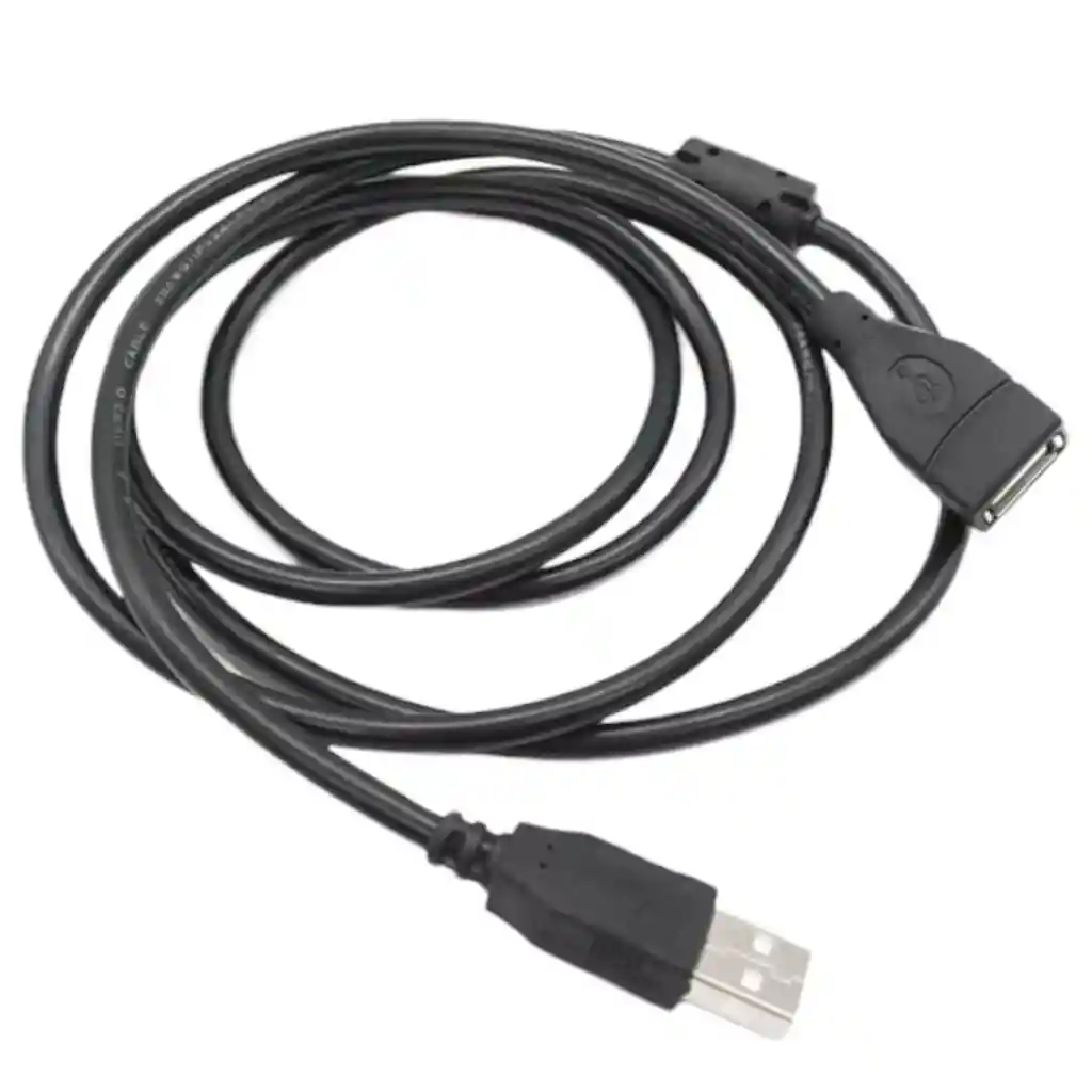 Extencion Cable Usb 1.5 Mts Macho- Hembra Con Filtro Calidad