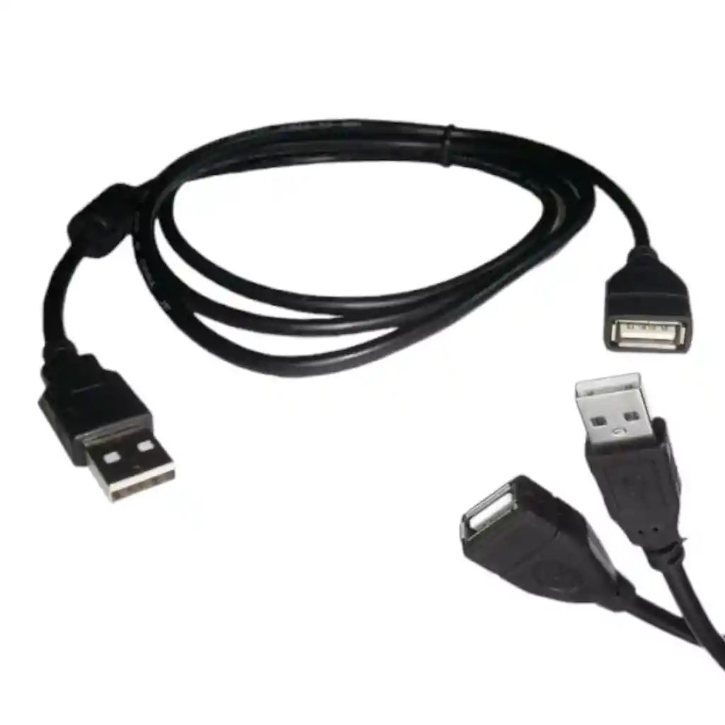 Extencion Cable Usb 1.5 Mts Macho- Hembra Con Filtro Calidad