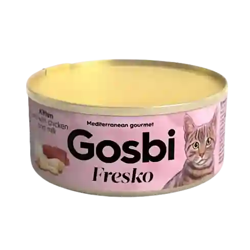 Gosbi Fresko Cat Kitten Tuna With Chicken And Milk X 70 Gr