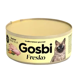 Gosbi Fresko Cat Adult Senior Meat Feast X 70 Gr