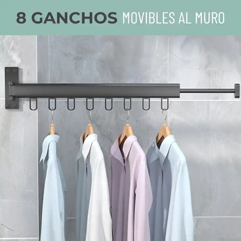 Tendedero Plegable Colgador Ropa Tamaño Ajustable Casatua