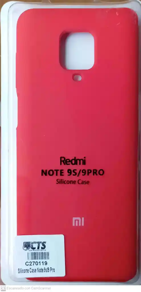 Silicone Case Note 9s/9 Pro