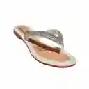 Zapato Mujer Casual Sandalia Dama Karla Chacon Melina Blanco 35